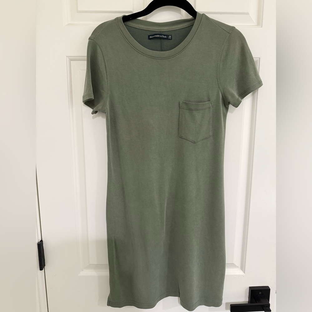 Abercrombie & fitch Olive green tshirt dress